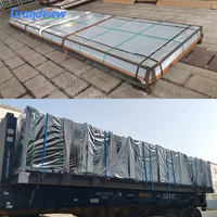 Panneaux acryliques de 120mm Grande piscine en verre acrylique pour le toit