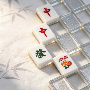 Modern Scallop Design Acrylic American Mahjong Rack Magnetic Pusher Luxury Plastic Magnetic Mah Jong Holder Poker <b>Entertainment</b> - Product Image 5