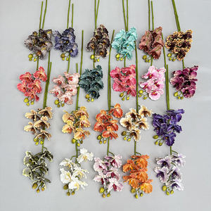 QYYM-800 nouveauté vente en gros de haute qualité fleur artificielle Phalaenopsis orchidées papillon orchidées pour la <span class=keywords><strong>d</strong></span>écoration de mariage à la maison - Product Image 1