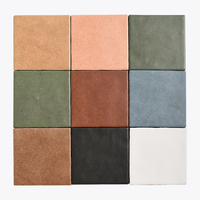 Carreaux de mosaïque en céramique pour murs et sols, design moderne, 123x123 mm, dégradé jet d'encre, céramique mate pour l'intérieur des salles de bain