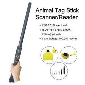 Gia súc RFID ear tag Reader cầm tay máy quét vi mạch BT4.0 USB FDX-B HDX cảm biến nhiệt độ Wand động vật dài Stick Reader - Product Image 5