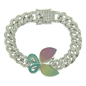 Pulseras de Mariposa de Aleación con Diseño Simple y Personalizable, Estilo Hiphop, Joyería de Moda, Cadena Cubana, Venta Caliente 2026 - Product Image 5