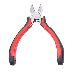 American Style Diagonal <b>Pliers</b> 5 Inch Spring Loaded Chrome Vanadium Steel Smooth Jaw Slanted Mouth Mini <b>Pliers</b> - Product Image 1