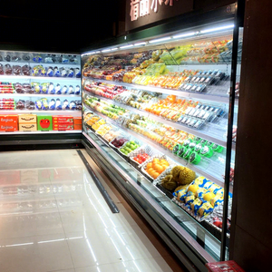 Vitrine réfrigérée commerciale ouverte pour boissons fraîches, <span class=keywords><strong>congélateur</strong></span> pour supermarché - Product Image 3