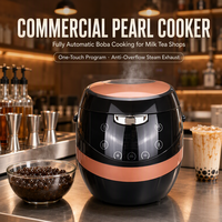 Marmite Électrique 8L pour Perles de Tapioca Boba, Machine à Cuire les Perles de Tapioca, 110V 220V pour Magasin de Bubble Tea