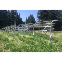 Système de montage au sol solaire en aluminium personnalisable pour une installation photovoltaïque stable et une durabilité à long terme