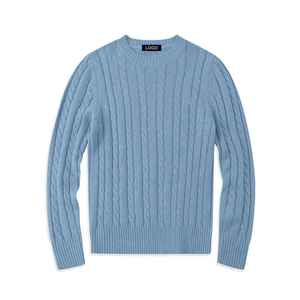 Nouveau <span class=keywords><strong>Pull</strong></span> Décontracté <span class=keywords><strong>Homme</strong></span> Col Semi-Montant Épais Style Coréen Automne Hiver Anti-Plis Couleur Unie Tricoté - Product Image 3