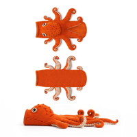 Calcetín de Tentáculo de Pulpo 3D, Regalo para Biólogos Marinos, Unisex, para Adultos y Niños, Venta al Por Mayor, Juguete de Peluche Tejido Personalizado, Directo de Fábrica