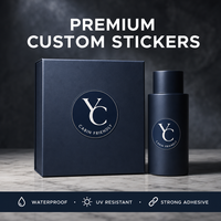 Etiquetas Adhesivas de PVC Personalizadas de Primera Calidad, Resistentes al Aceite, Cualquier Forma, Cualquier Diseño, Etiquetas Profesionales para Marcas Empresariales, Papelería y Mercancía