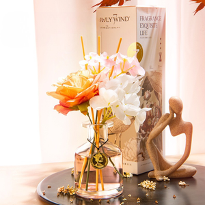 Difusor de Aromas Decorativo de Lujo al por Mayor, Set de Regalo con Botella de Vidrio, Fragancia para el Hogar, Ambientador, OEM, Privado, 120ml, <span class=keywords><strong>Alcohol</strong></span> - Product Image 3