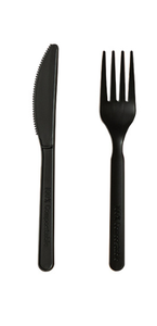 Couverts jetables robustes emballés individuellement Couverts biodégradables PP de qualité alimentaire - Product Image 3