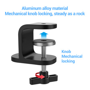 Support de téléphone de voiture pare-soleil, installation facile, réglable à 360°, résistant à la chaleur, anti-corrosion, en alliage d'aluminium, fixation par clip, sécurisé, stable, mural - Product Image 3
