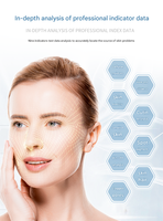 Analyseur de peau multifonctionnel pour soins de beauté, analyseur de cheveux et de cuir chevelu, microscope HD, caméra d'analyse du cuir chevelu
