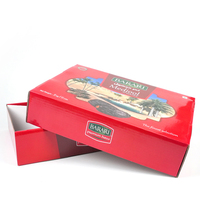 Boîte d'emballage en carton pour fruits et légumes en papier ondulé portable recyclable avec logo personnalisé pour raisins de table