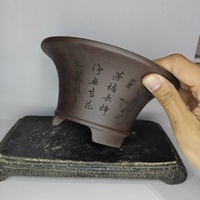 Nouveau Pot à Bonsaï Yixing en Sable Violet Fait Main de Haute Qualité, Populaire en 2026