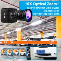 Webcam ELP 12MP USB3.0 avec objectif zoom CS 5-50mm, capteur IMX577, haute fréquence d'images 230fps, caméra UVC 1080P pour la surveillance de sécurité et l'impression 3D