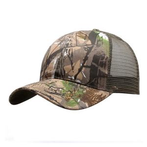 Chapeau tactique de camouflage feuilles de jungle pour l'extérieur Casquette de camionneur en maille à impression personnalisée 6 panneaux - Product Image 4