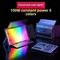 Projecteur RVBCW pleine puissance 500W pour éclairage d'ambiance de studio de danse, panneau lumineux pour spectacles de groupe et scène