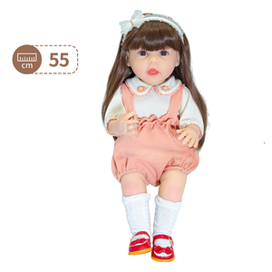 Yüksek Kaliteli 22 İnç Özelleştirilebilir Yeniden Doğmuş Vinil Bebek Oyuncak Modası Bebek Aksesuarları Güvenlik Özellikleriyle - Product Image 4