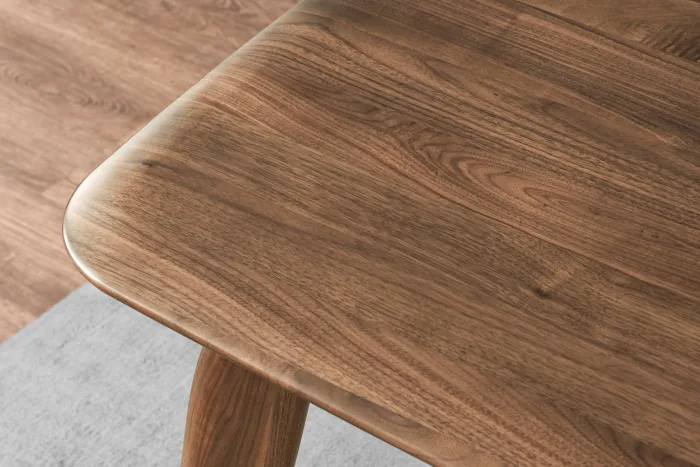 Hot Selling Home Furniture High Quality New Design Set Patio Solid Wooden Walnut Dining Table 4 Seater for Party Dinner