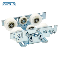 Kit de pièces de roue en nylon pour mécanisme de porte coulissante automatique OUTUS Es200