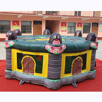 Château gonflable géant en acier allié sur mesure pour usine, aire de jeux gonflable pour mariage et fête, installation facile, design géant, garantie 2 ans, 450W