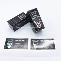 Autocollant holographique personnalisé avec logo, flacons de 3 ml, flacons simples ou doubles, plateau en plastique, boîte et étiquette d'emballage pour peptides
