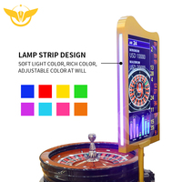 Écran d'affichage de table de roulette YH 32 pouces avec bande LED - Tableau de scores de casino professionnel double face personnalisable