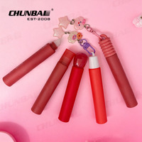 Fournisseur OEM, Marque Privée, Tubes Vides Personnalisés Roses 10ml 7ml, Tubes Élégants pour Huile à Lèvres et Gloss avec Applicateur en Silicone