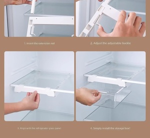 Contenitore in plastica <span class=keywords><strong>a</strong></span> cassetto per frigorifero, cestello sospeso per uova, portaoggetti da cucina ermetico per la conservazione degli alimenti, moderno e minimalista, per <span class=keywords><strong>congelatore</strong></span> - Product Image 6