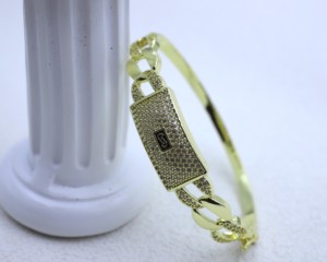 Collar de cadena cubana de estilo moderno Unisex de oro de 14K, conjunto de joyería de lujo de hip hop fino de alta calidad, conjuntos de bisutería para mujer - Product Image 4