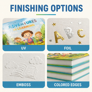 Impression personnalisée d'illustrations en couleur pour livres d'images pour enfants en bas âge, livres pour l'éducation préscolaire, impression de livres reliés pour enfants - Product Image 3