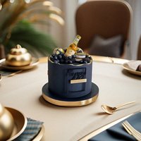 Décorations latérales de gâteau en acrylique double couche réutilisables et écologiques, inserts découpés au laser Joyeux Anniversaire, fournitures de décoration de fête uniques