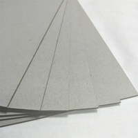 Carton gris en gros 1MM 2MM 3MM Feuilles de carton gris A3 A4 A5 4K 8K