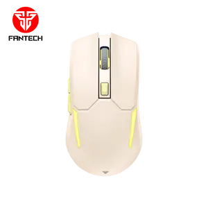 Fantech WGC2 personalizzare la vendita calda all'ingrosso Beige Mouse da gioco 2.4Ghz Pixart 3220 Mouse Wireless
