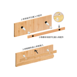 Fixations à rainures pour écrous pré-encollées deux-en-un, accessoires de câblage dissimulé spécifiques aux grilles, fixation d'écrous en nylon plastique - Product Image 3