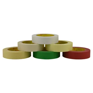 General purpose smooth feet speedy spraying cover width 24mm 50mm length 50m 30m paper masking tape rubber base for painter
