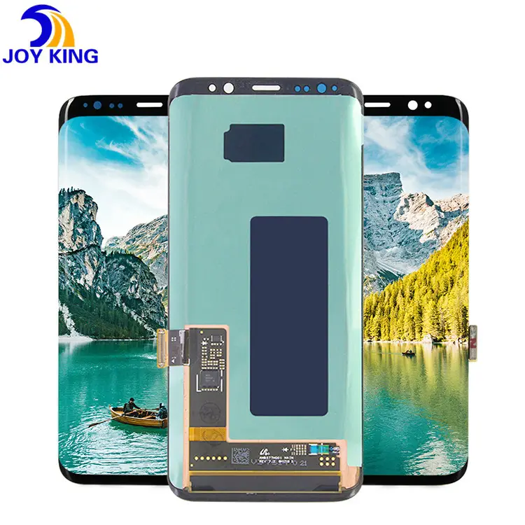 Tela lcd de reposição para samsung, tela para samsung galaxy s8, s9, s10, s20, s21, s22, ultra, desbloqueado, tela touch screen original