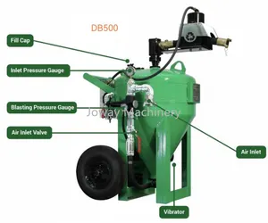 Joway DB 500 DB 2225 Heavy Rust Cleaning Machine Water and Sand Machine Cleaning Rust Carbide Nozzle Dustless River Sand Blaster