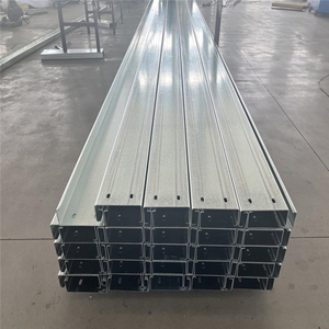 Systèmes de montage photovoltaïque en acier en forme de U ZAM C avec trous, longueur et épaisseur personnalisées - Product Image 2