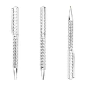 Exquisito Bolígrafo de Metal Grabado, Bolígrafo de Regalo para Dama con Acabado Brillante, Color Personalizado con Logotipo - Product Image 3