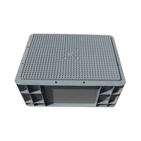Caisse de rangement en plastique empilable, recyclable, certifiée CE, de haute qualité, à prix abordable, couleurs personnalisables, pour déménagement et stockage, en vente