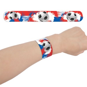 Pulsera de Bandera para Niños y Jóvenes, Tipo Slap Band, para Fanáticos de Deportes, Día de Partido - Product Image 4