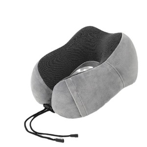 U-Shaped <b>Memory</b> Foam Travel <b>Pillow</b> 28x26x14cm Neck Support For Airplane Office Naps Solid Color Polyester - Product Image 2