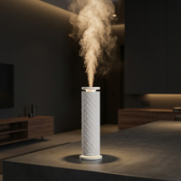Diffuseur d'arômes intelligent électrique professionnel pour la maison, lumière chaude, machine d'aromathérapie de luxe avec télécommande, en tissu