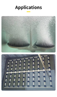 Diffuseur en dôme en titane pur fritté de 15 cm, micro-bulles fines | Réservoir d'eau ozonisée, aquaculture, désinfection des eaux usées et de l'eau potable