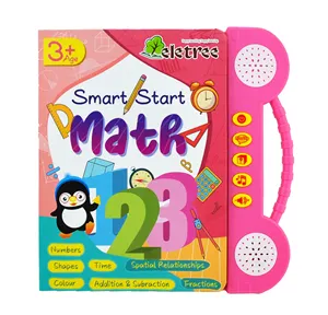 Buku suara tubuh manusia matematika taman kanak-kanak Cina buku pengajaran bahasa Inggris untuk anak-anak elektronik