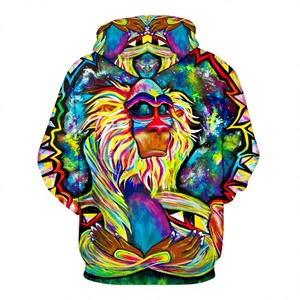 Sudadera con Capucha Personalizable para Hombre y Mujer, Diseño a Cuadros, Sublimación, Holgada, Corta, Ecológica, para Deportes de Invierno, 100% Poliéster, Forro Polar, Secado Rápido - Product Image 3