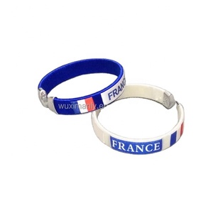 Bracelet tissé avec le drapeau national <span class=keywords><strong>de</strong></span> la <span class=keywords><strong>France</strong></span>, bracelet <span class=keywords><strong>de</strong></span> supporter <span class=keywords><strong>de</strong></span> la Coupe d'Europe <span class=keywords><strong>de</strong></span> football des 32 <span class=keywords><strong>meilleurs</strong></span> pays, bracelet tendance - Product Image 2