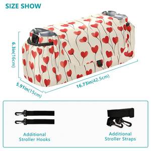 Design personalizzato resistente leggero mummia borsa da viaggio passeggino per bambini cambiato organizer Mummy Bag - Product Image 3